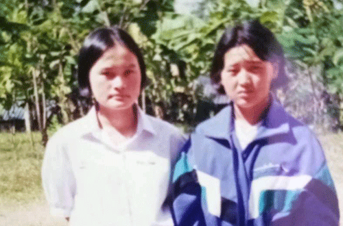 ศิรินภากับเพื่อนที่สอบติดมหาวิทยาลัยเชียงใหม่